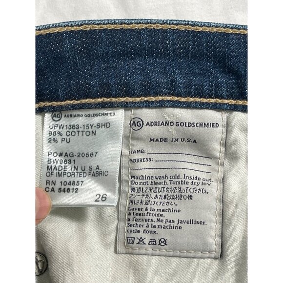 AG Adriano Goldschmied Stilt Crop Cigarette Jean Distressed - Picture 10 of 11